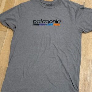 Patagonia Gray Logo Men's Tee